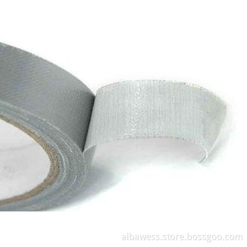 Finely Cutting Cloth Duct Tape Silver Crepe Paper Heavy Dut